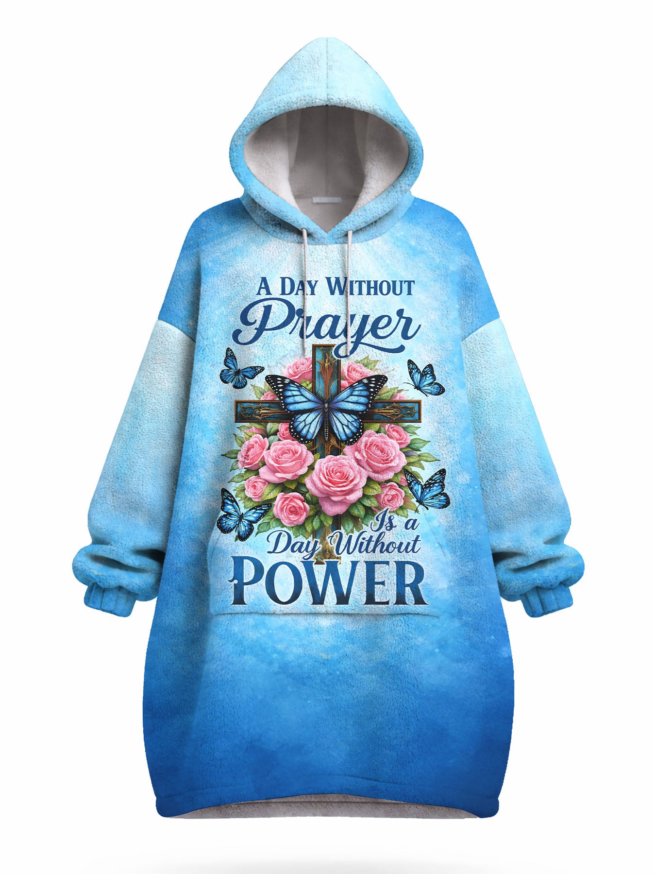 "Powered" Blanket Hoodie