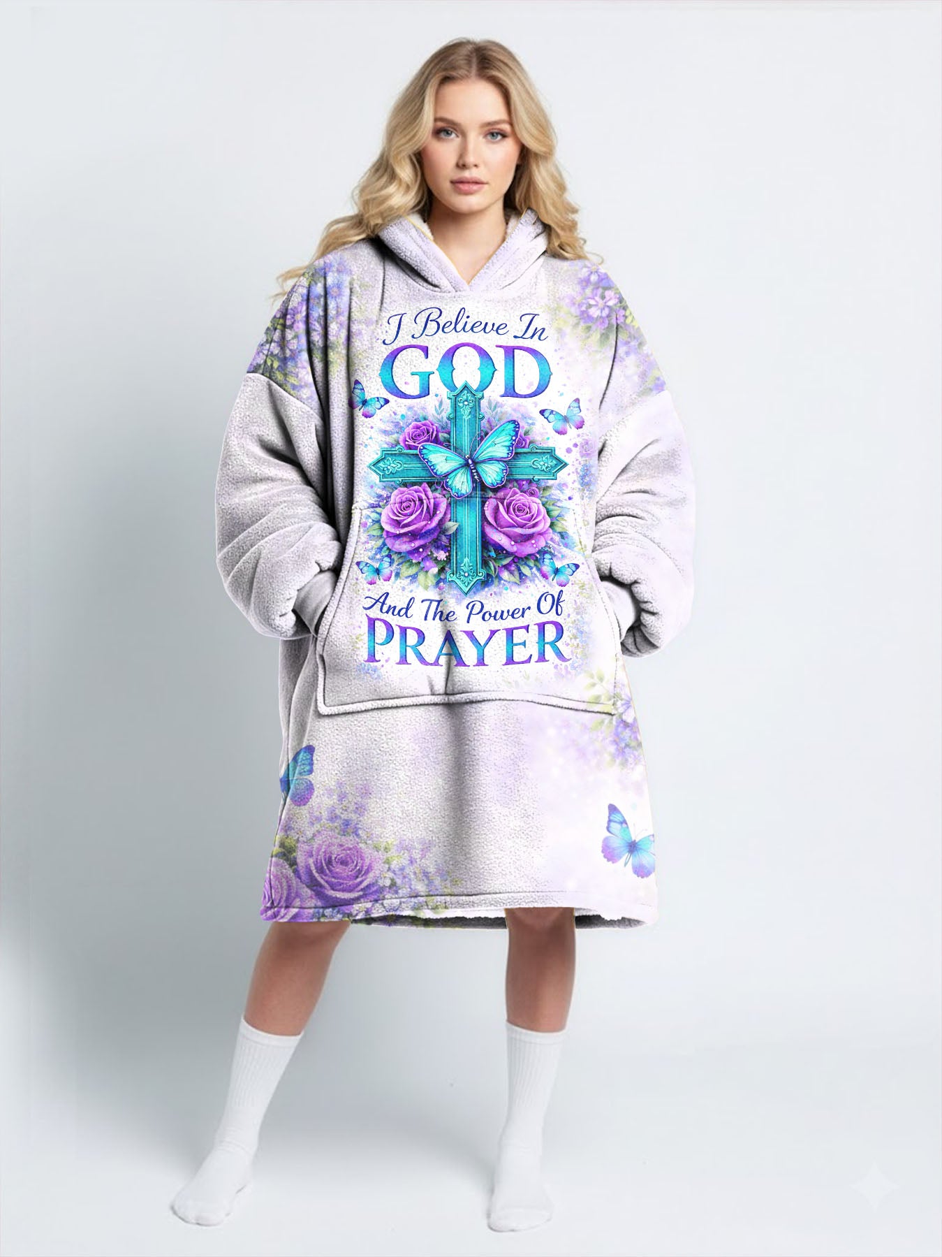 INTERCEDE Blanket Hoodie