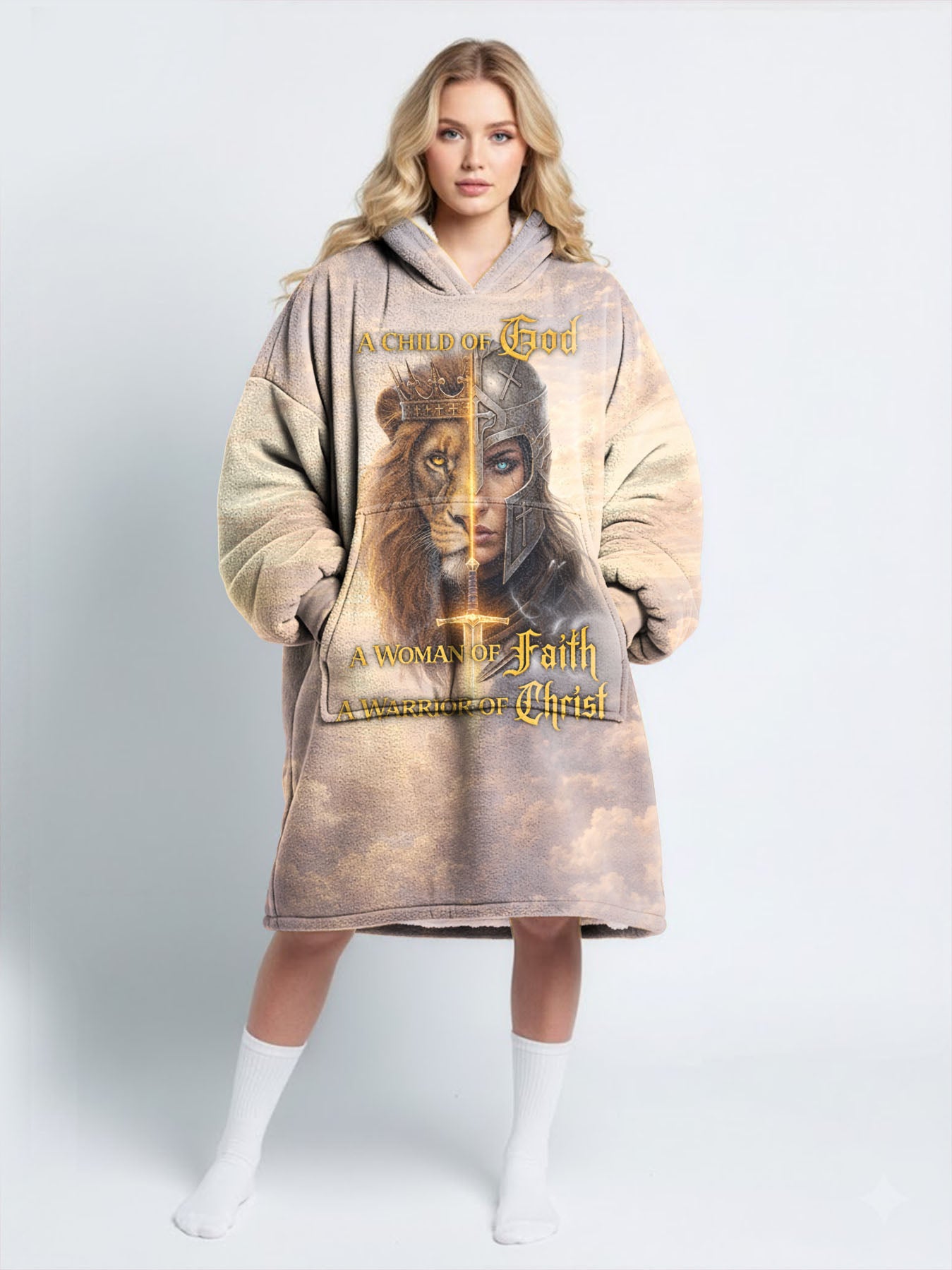 "Armored" Blanket Hoodie