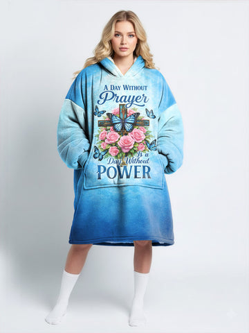 "Powered" Blanket Hoodie