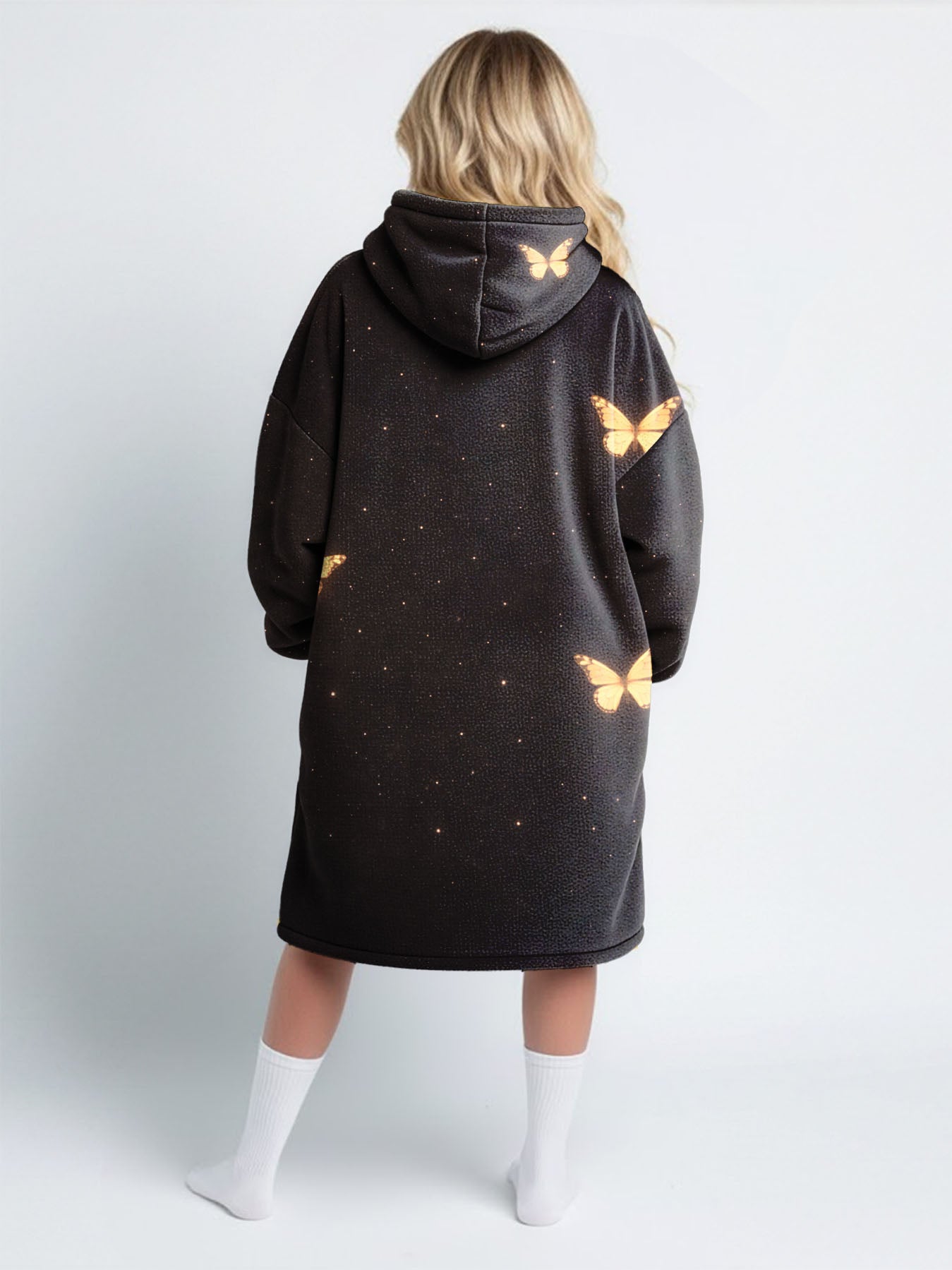 "Intervene" Blanket Hoodie