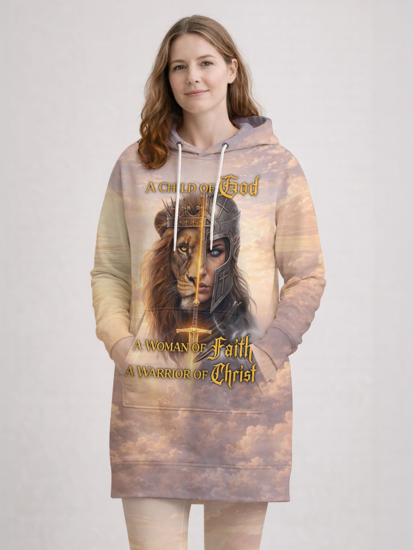 "Armored" Hoodie Dress