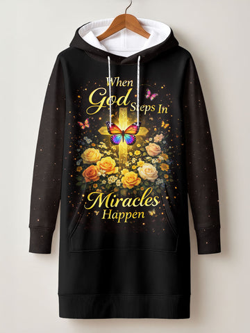 "Intervene" Hoodie Dress