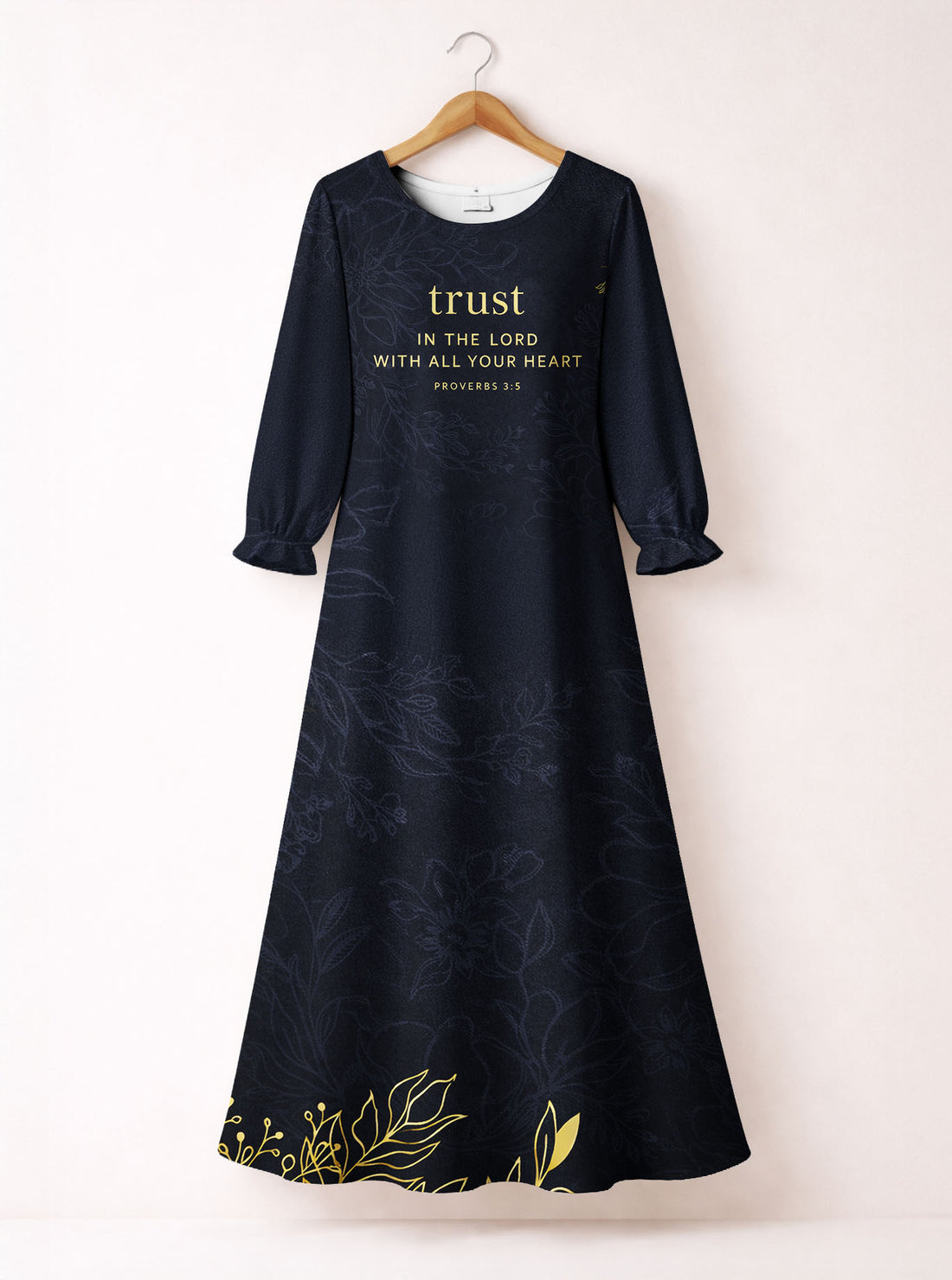 "Entrust" Long Sleeve Maxi Dress