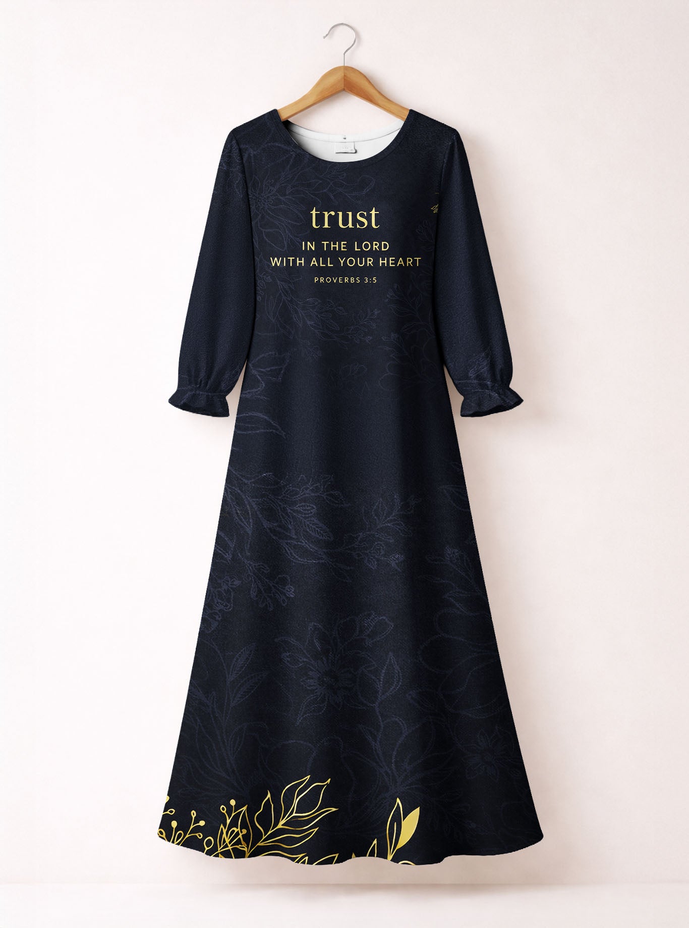 "Entrust" Long Sleeve Maxi Dress