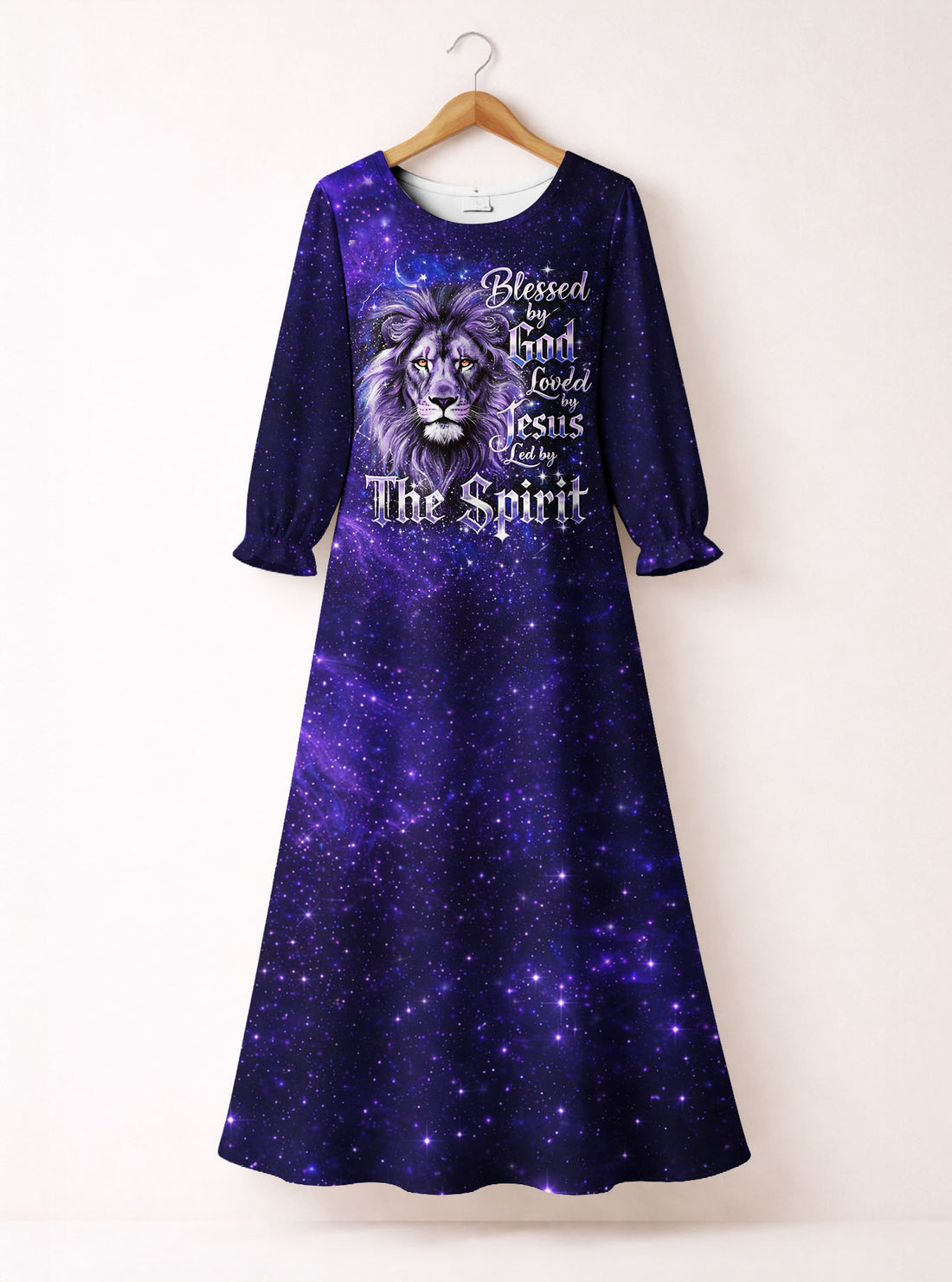 "Triune" Long Sleeve Maxi Dress