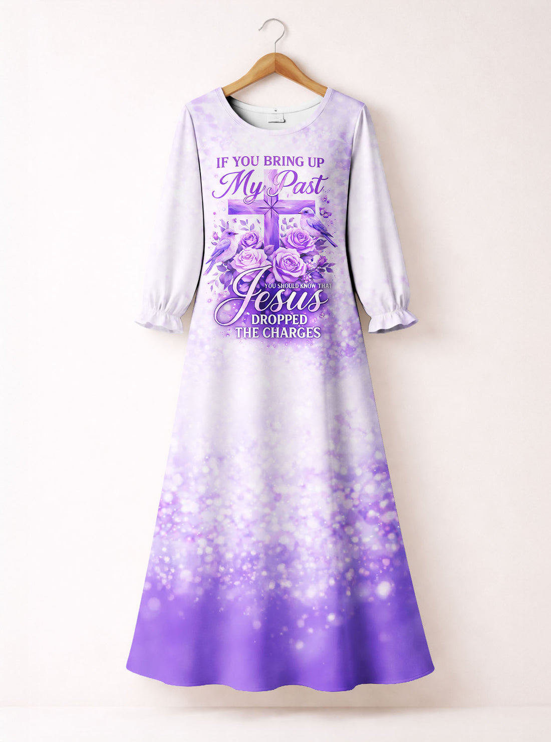 "Cleared" Long Sleeve Maxi Dress