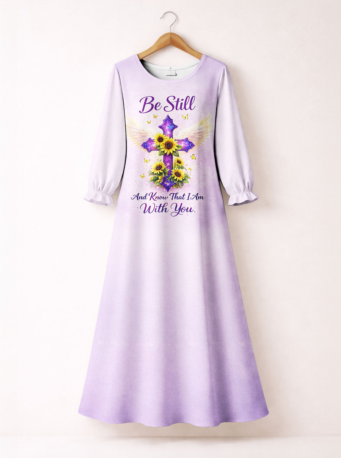 "Still" Long Sleeve Maxi Dress