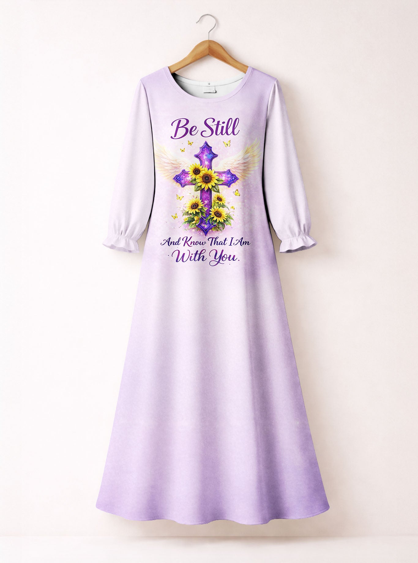 "Still" Long Sleeve Maxi Dress