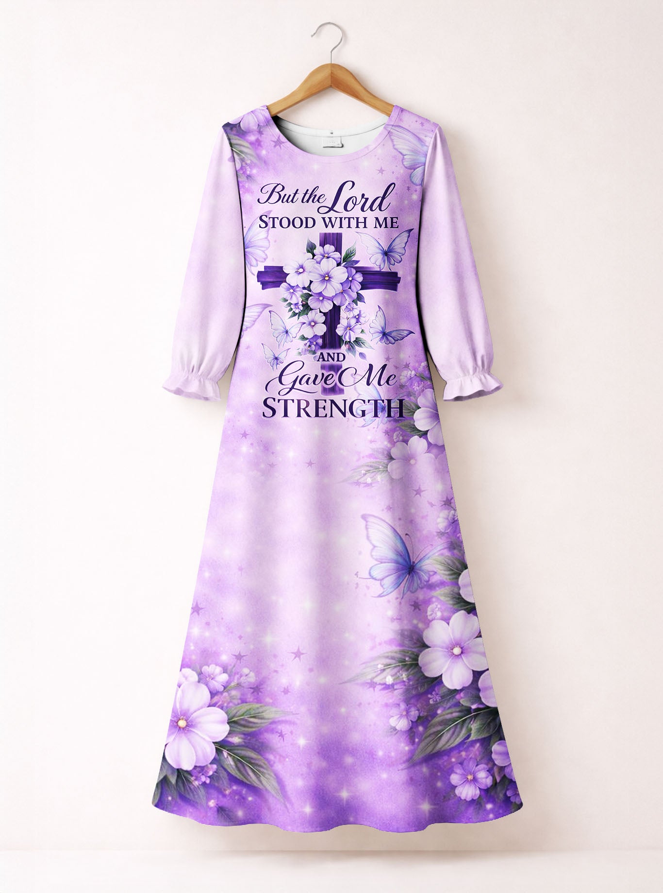 "Upheld" Long Sleeve Maxi Dress