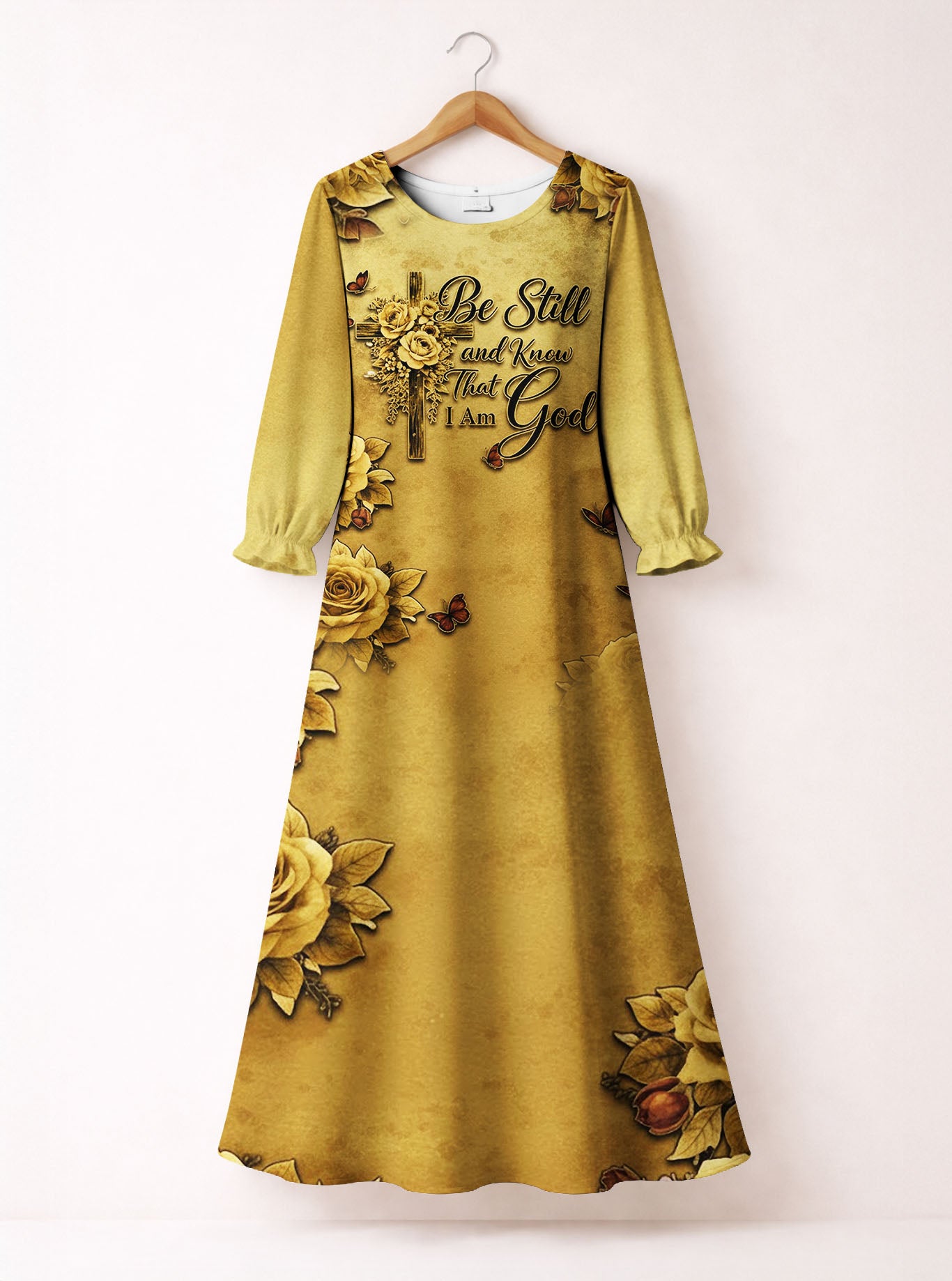 "Selah" Long Sleeve Maxi Dress