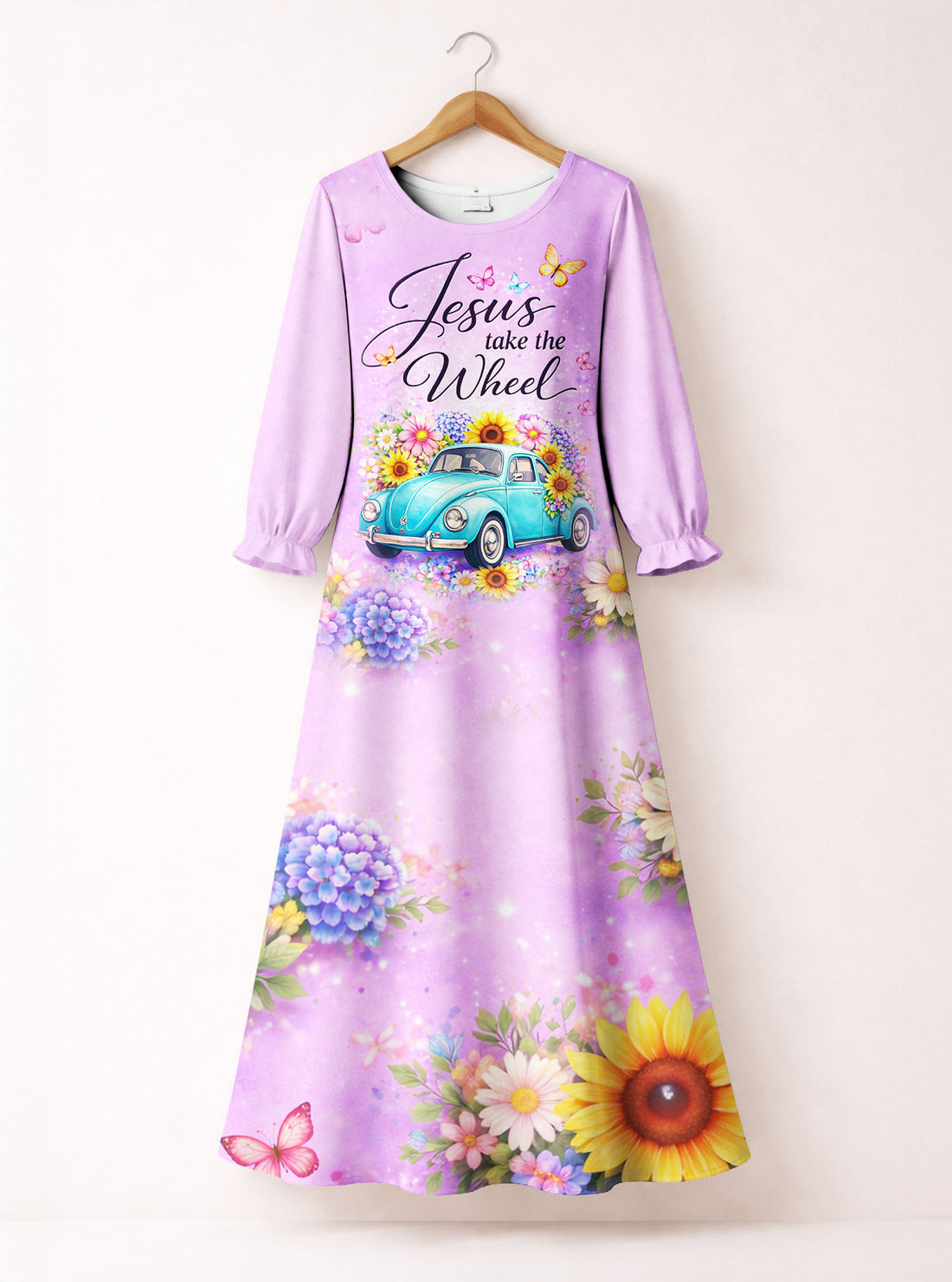 "Surrender" Long Sleeve Maxi Dress