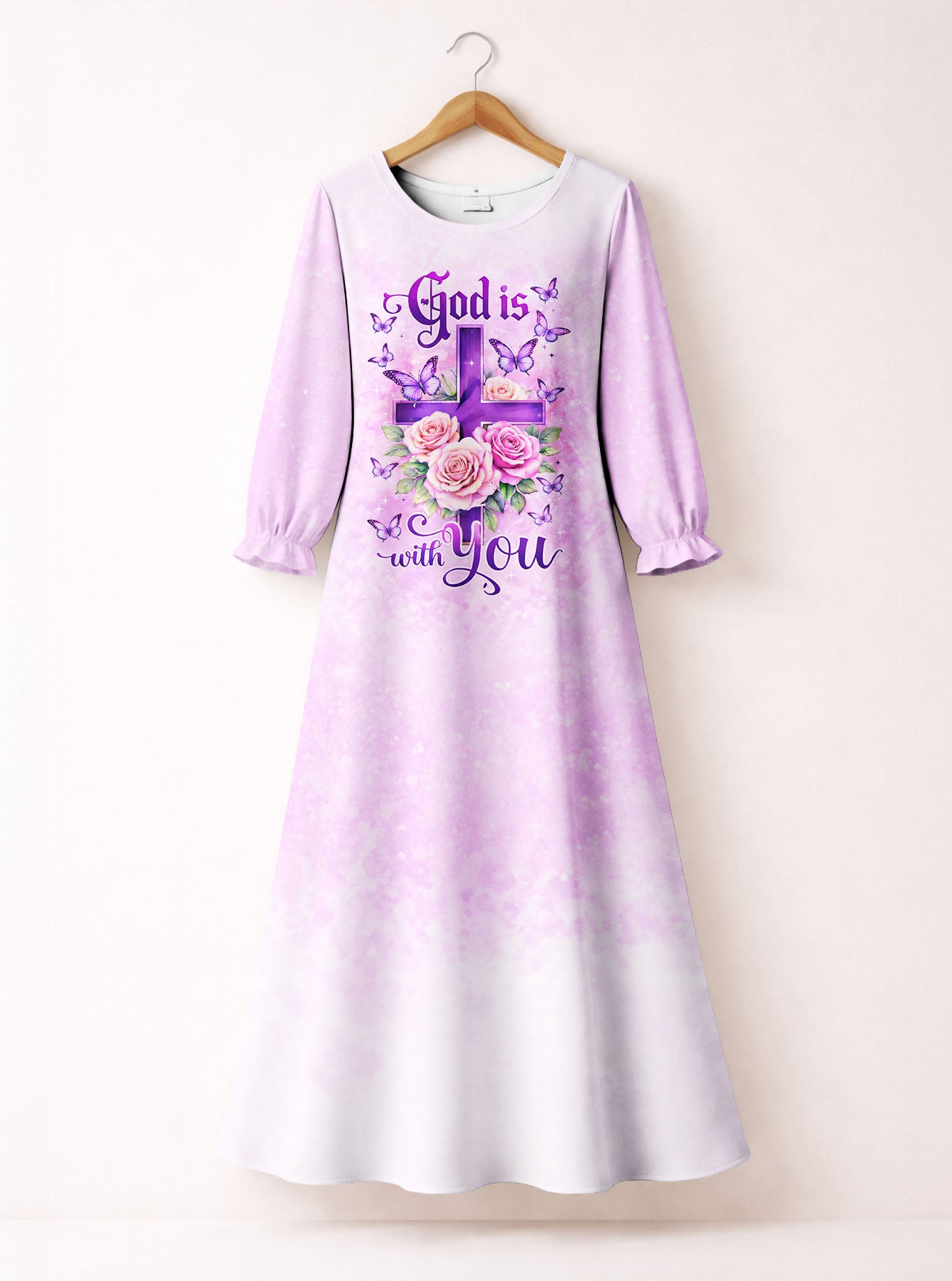 "Emmanuel" Long Sleeve Maxi Dress