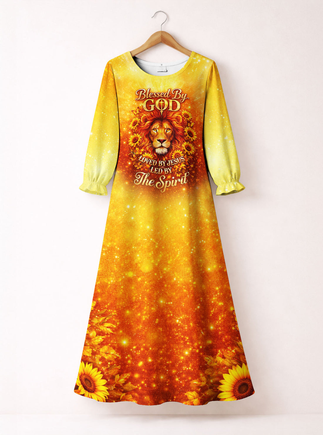 "Radiant" Long Sleeve Maxi Dress