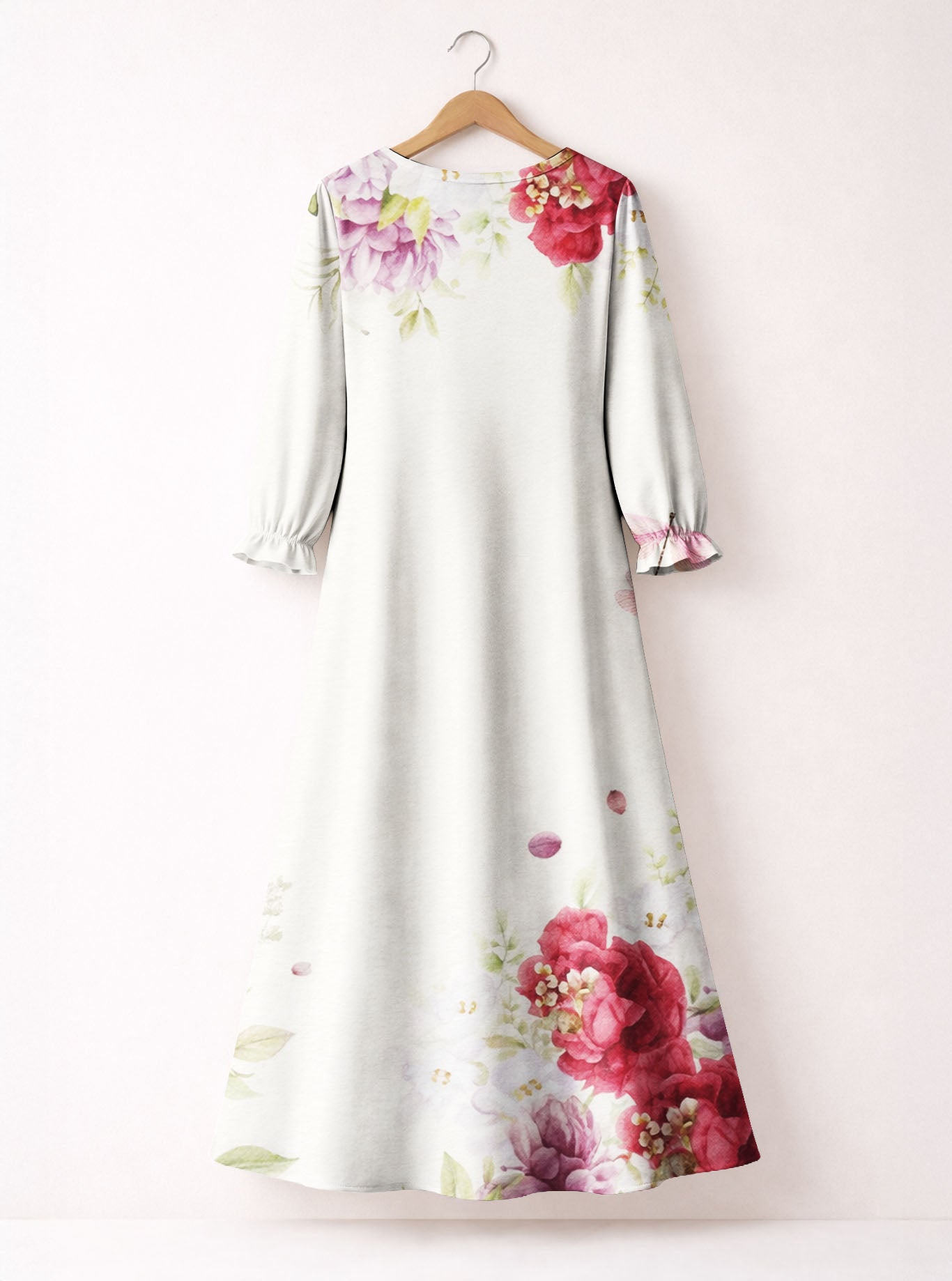 "Anthem" Long Sleeve Maxi Dress