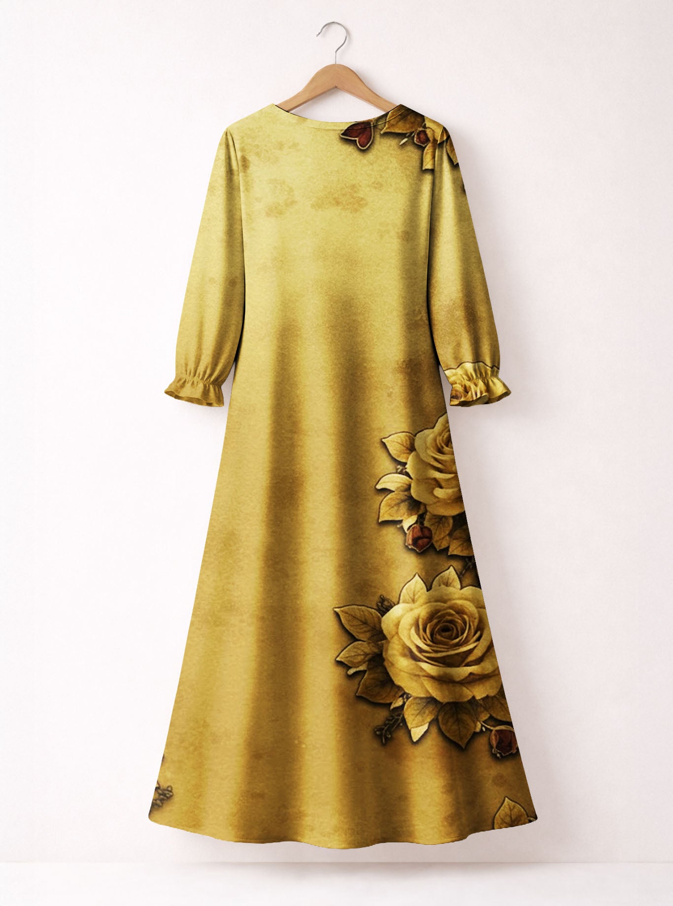 "Selah" Long Sleeve Maxi Dress