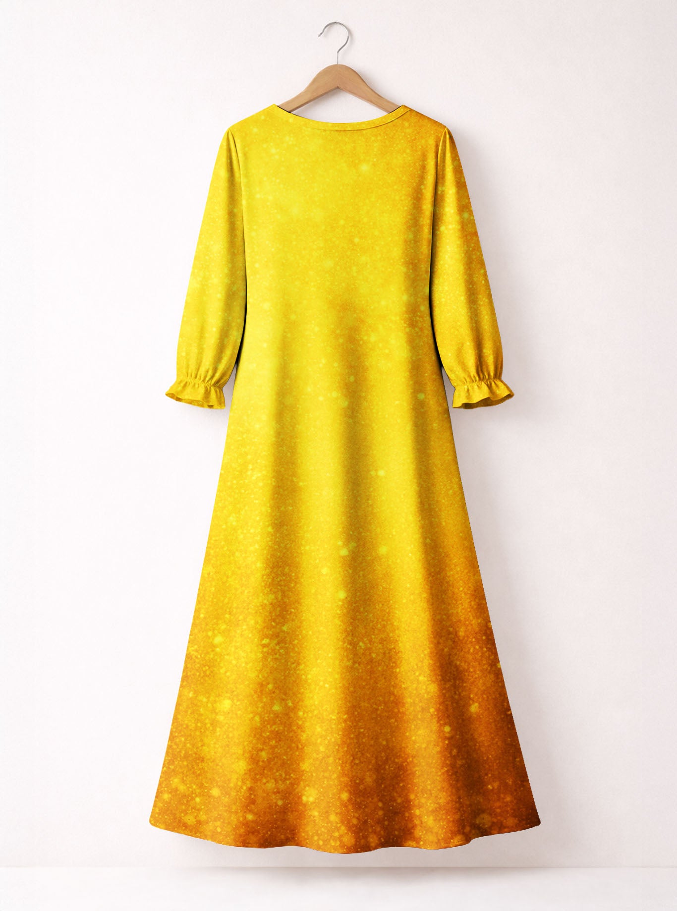 "Veiled" Long Sleeve Maxi Dress