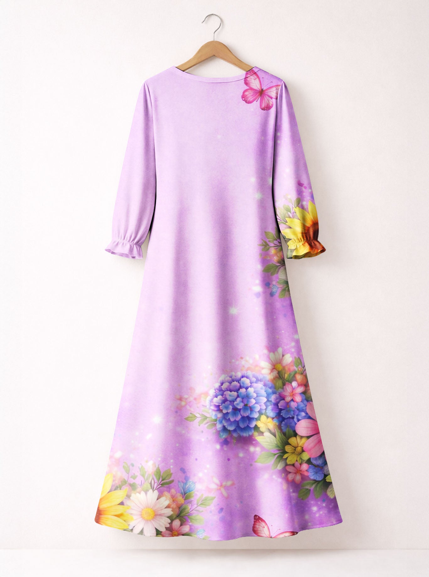 "Surrender" Long Sleeve Maxi Dress
