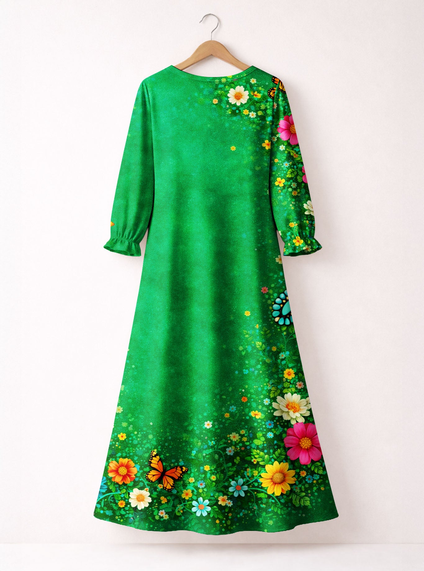 "Sassy" Long Sleeve Maxi Dress