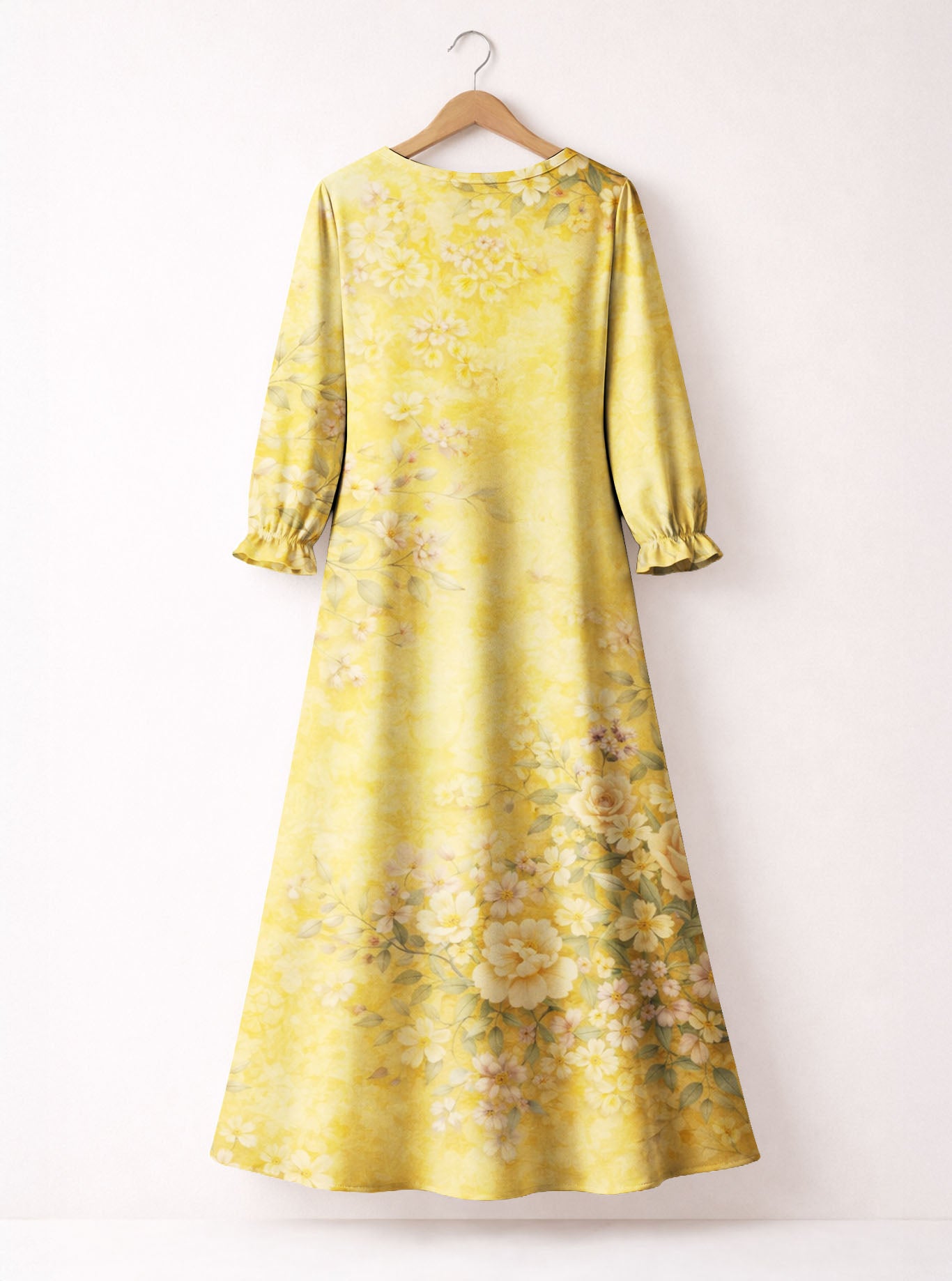 "Guided" Long Sleeve Maxi Dress