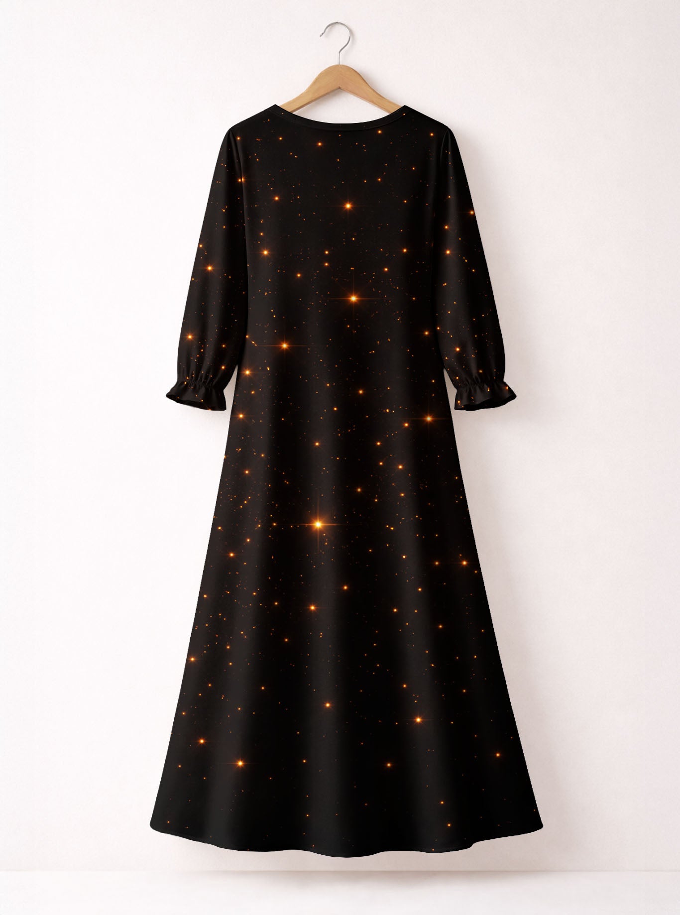"Defiant" Long Sleeve Maxi Dress