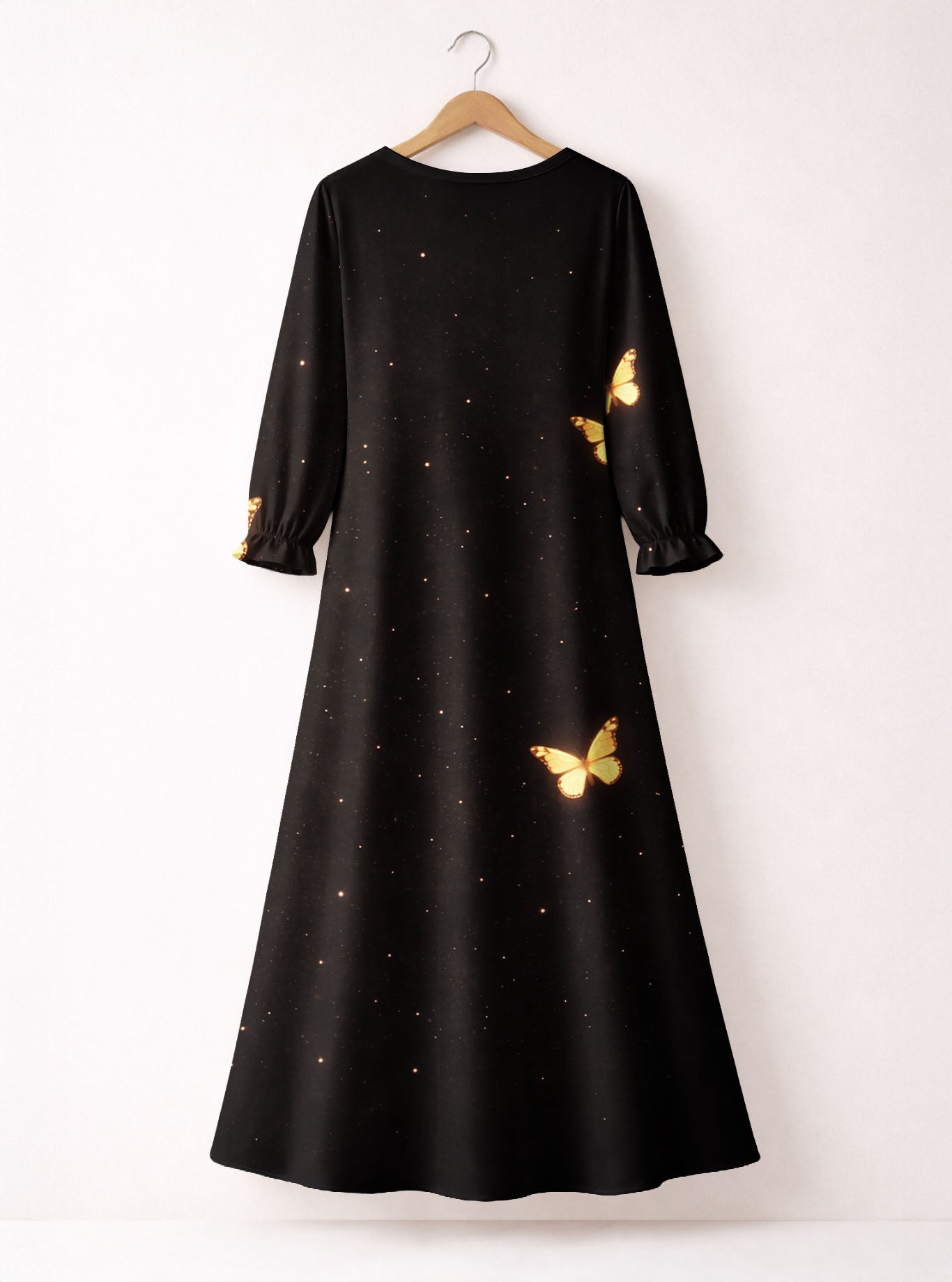 "Intervene" Long Sleeve Maxi Dress