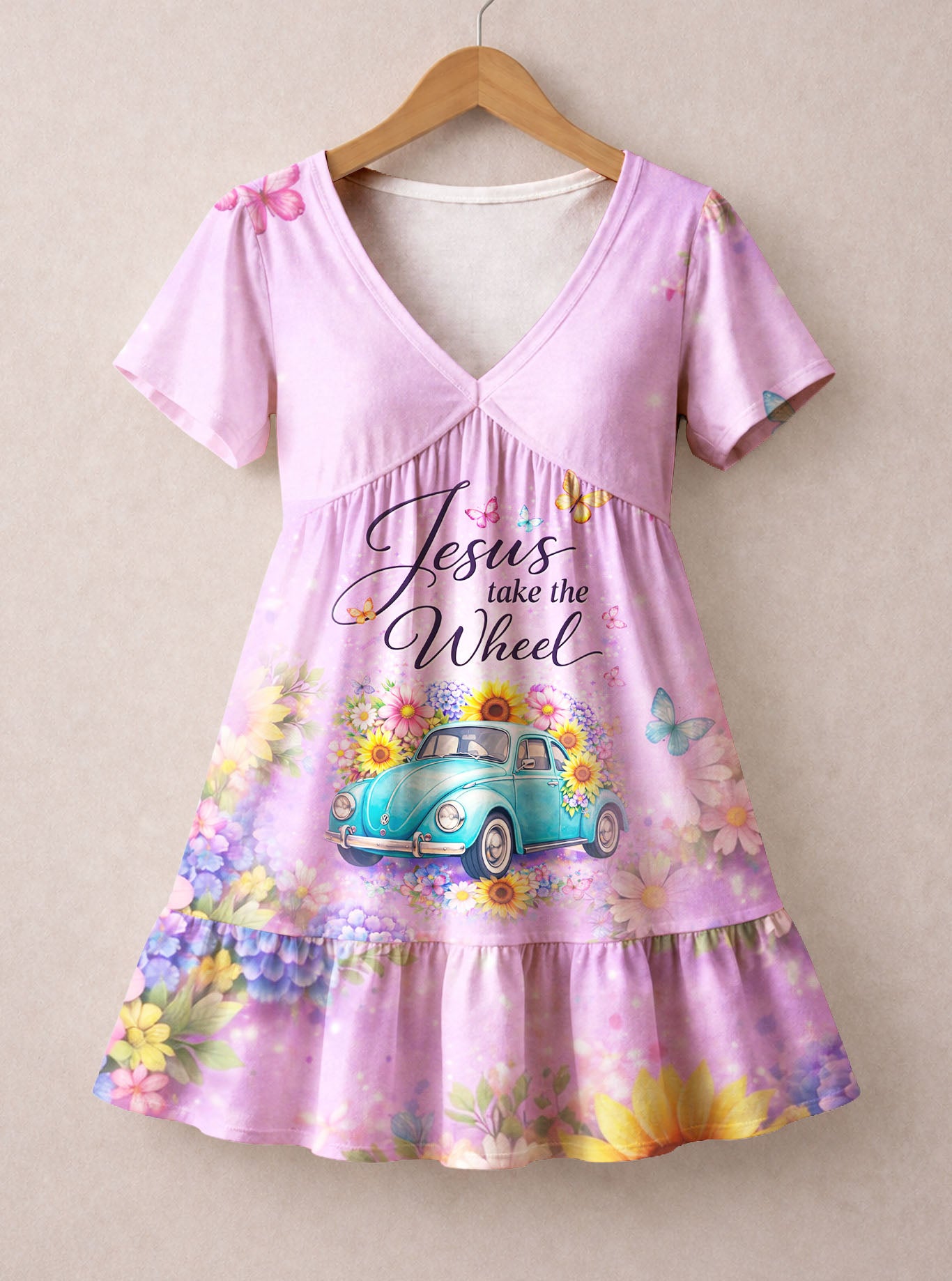 "Surrender" Floral Dress