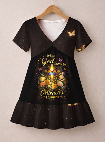 "Intervene" Floral Dress