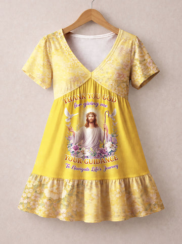 "Guided" Floral Dress