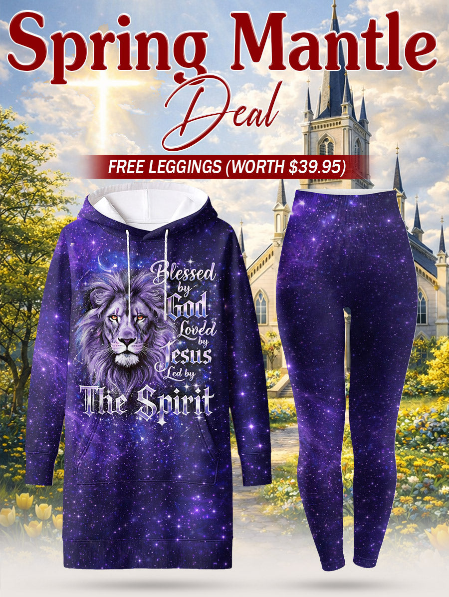 "Triune"  Hoodie Dress & Leggings Deal