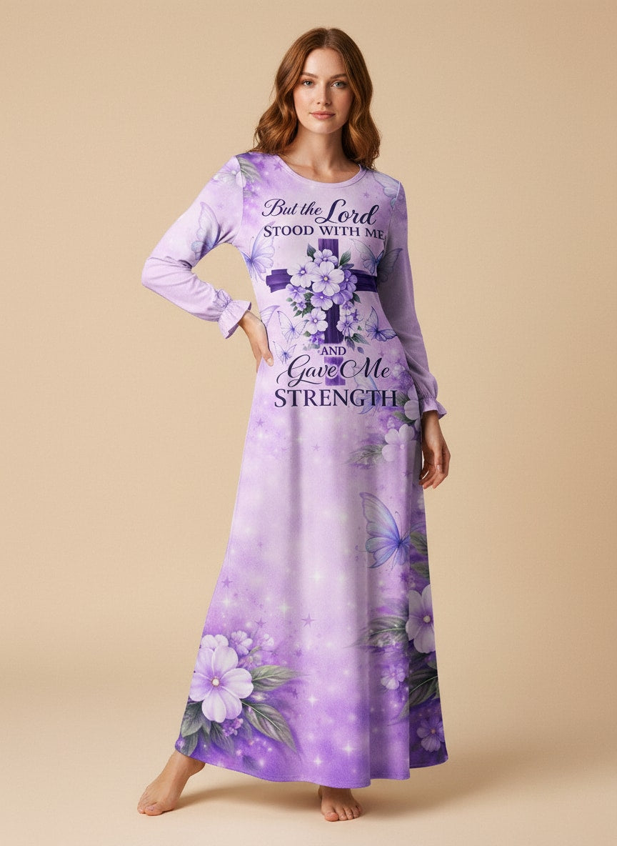 "Upheld" Long Sleeve Maxi Dress