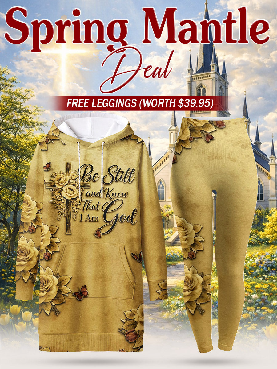 "Selah"  Hoodie Dress & Leggings Deal