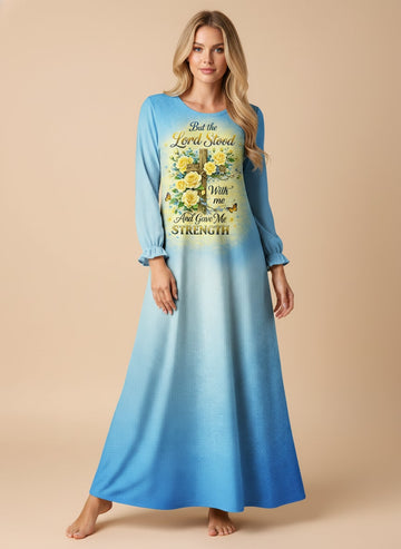 "Stood" Long Sleeve Maxi Dress