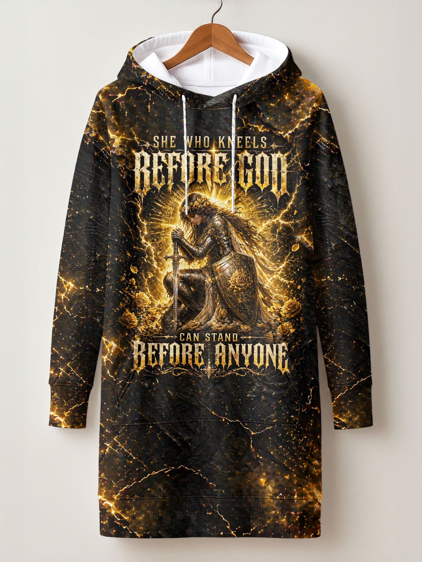 "Kneel" Hoodie Dress