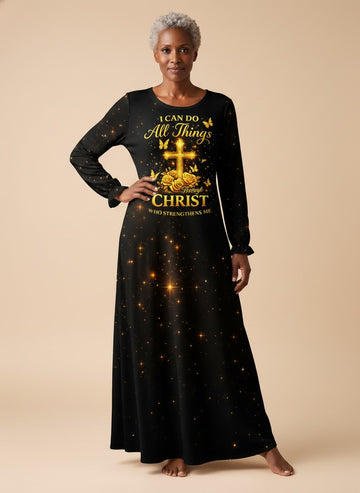 "Able" Long Sleeve Maxi Dress