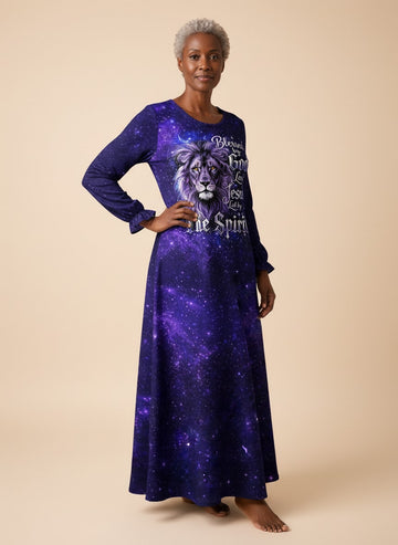 "Triune" Long Sleeve Maxi Dress