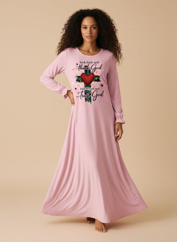 "Onward" Long Sleeve Maxi Dress