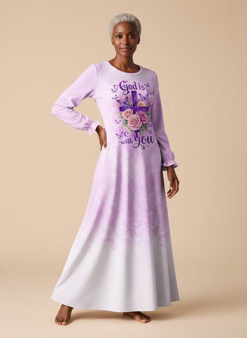 "Emmanuel" Long Sleeve Maxi Dress