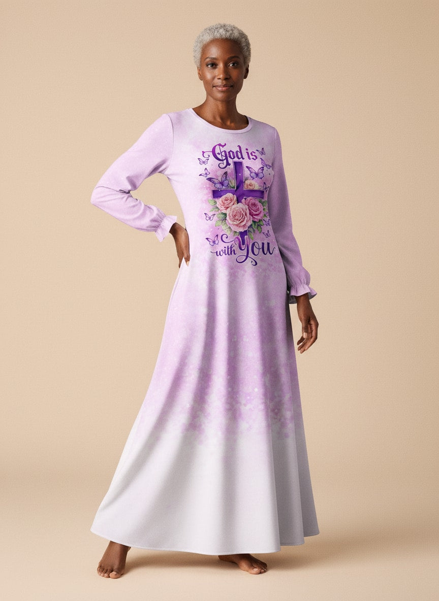 "Emmanuel" Long Sleeve Maxi Dress