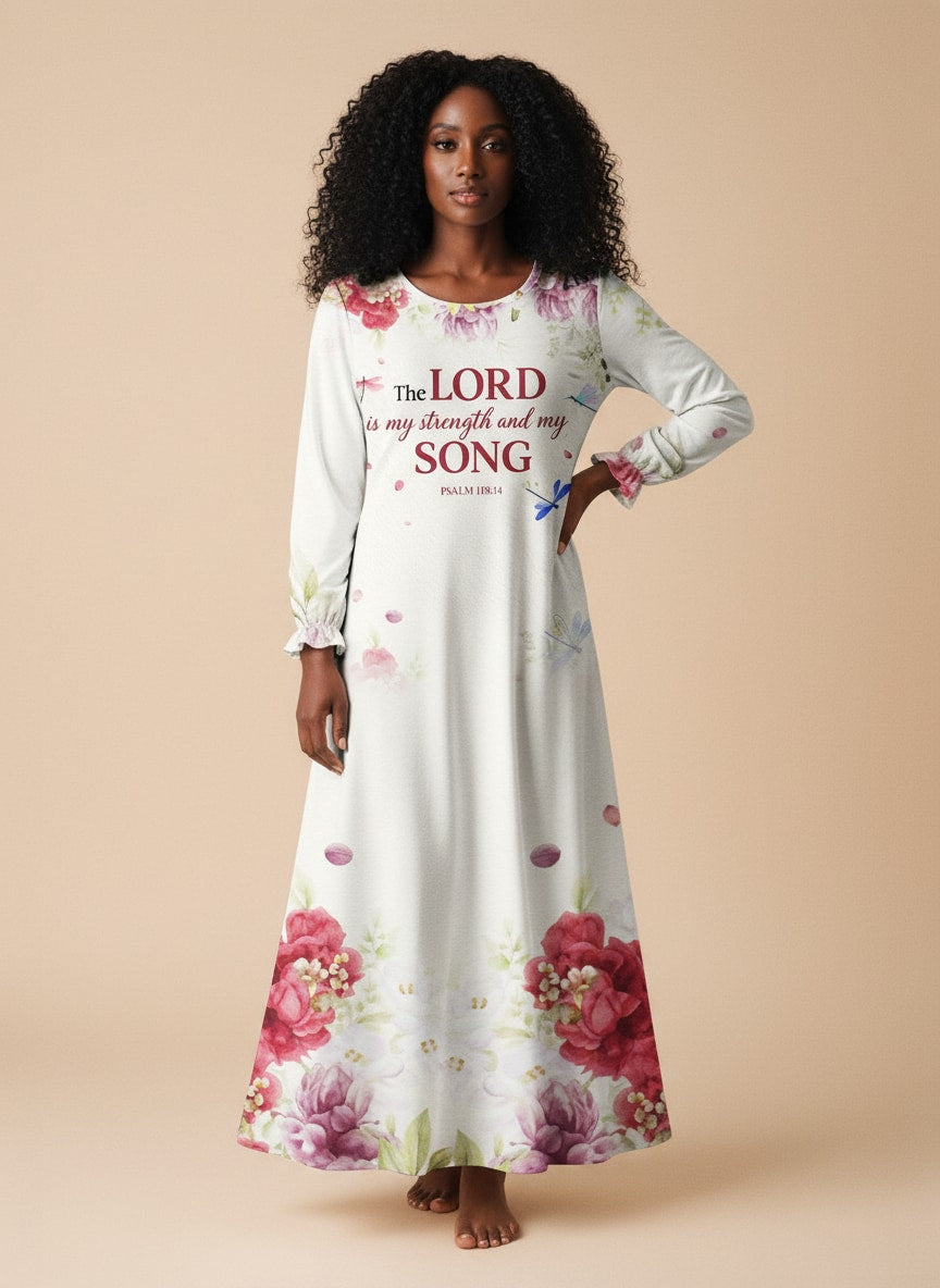 "Anthem" Long Sleeve Maxi Dress
