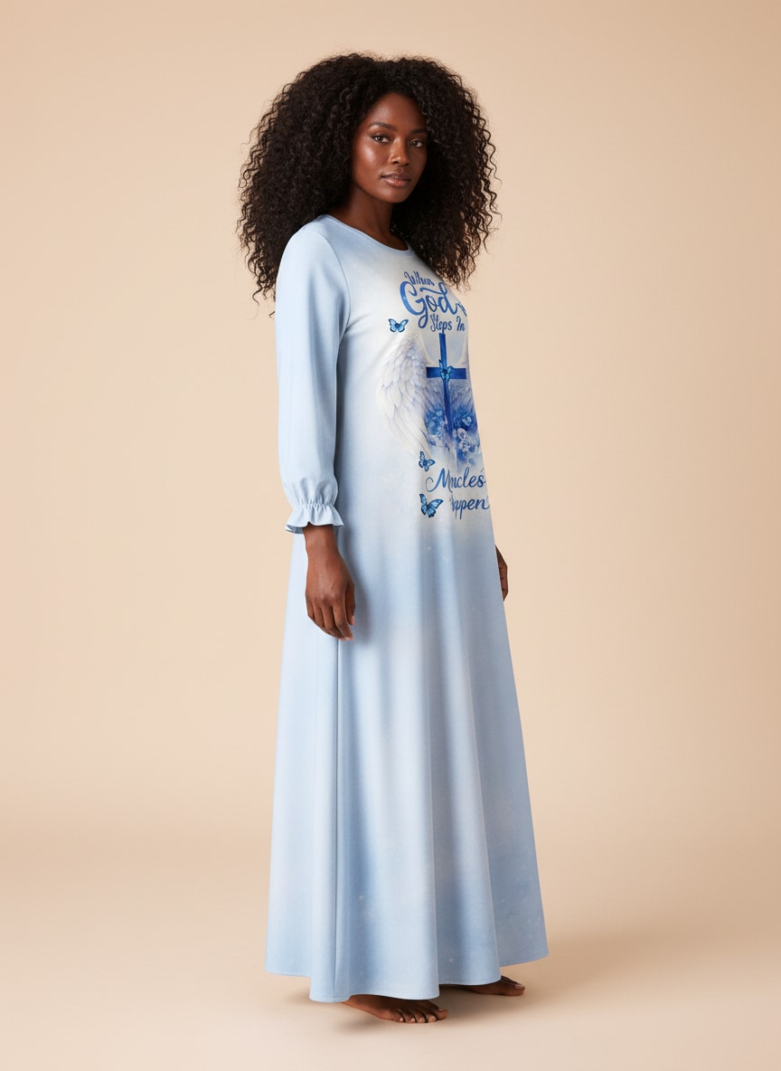 "Expect" Long Sleeve Maxi Dress