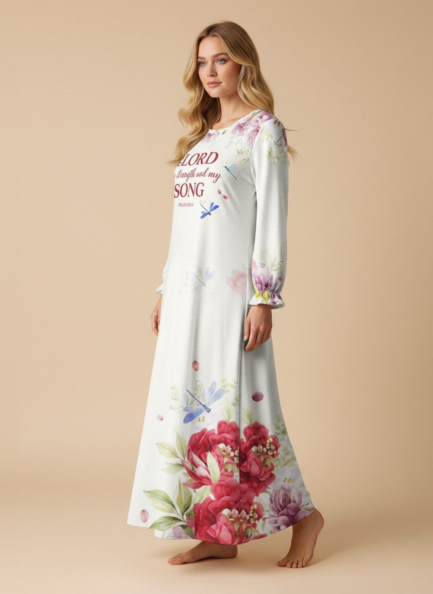 "Anthem" Long Sleeve Maxi Dress