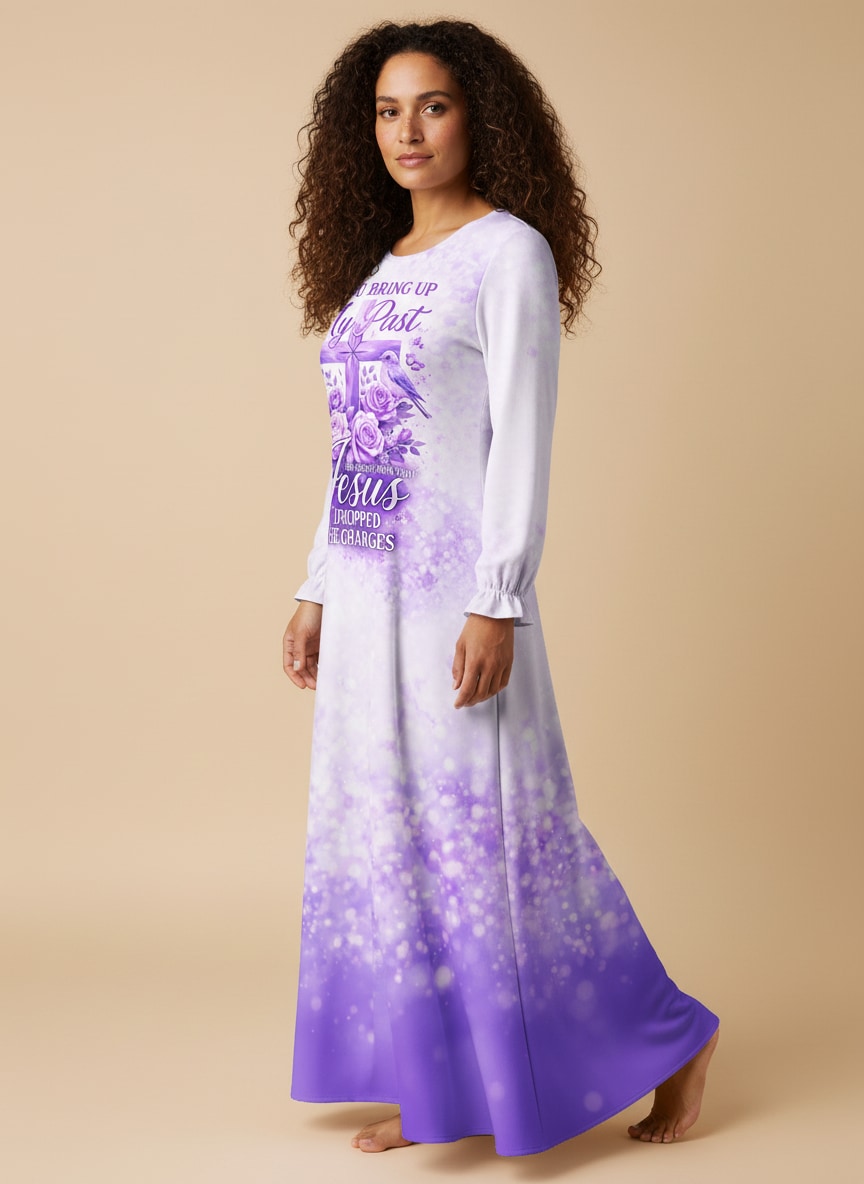 "Cleared" Long Sleeve Maxi Dress