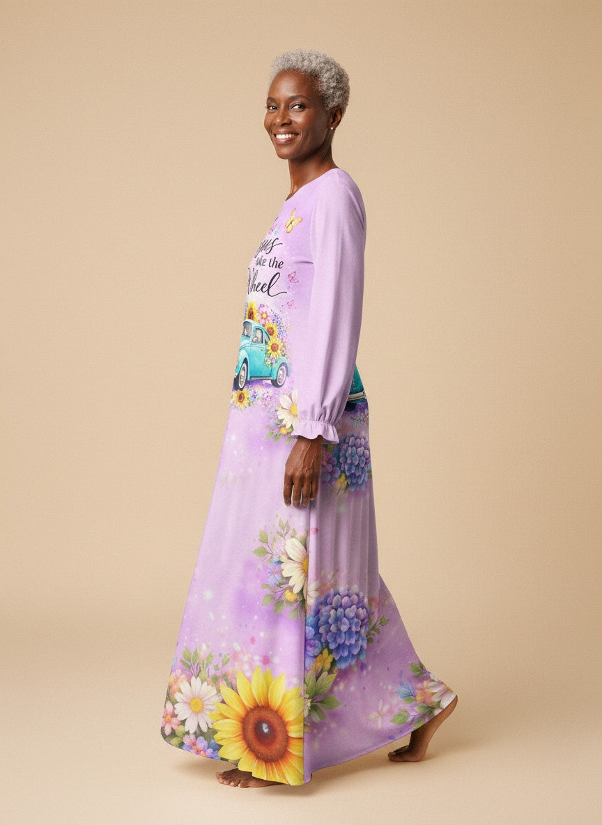 "Surrender" Long Sleeve Maxi Dress
