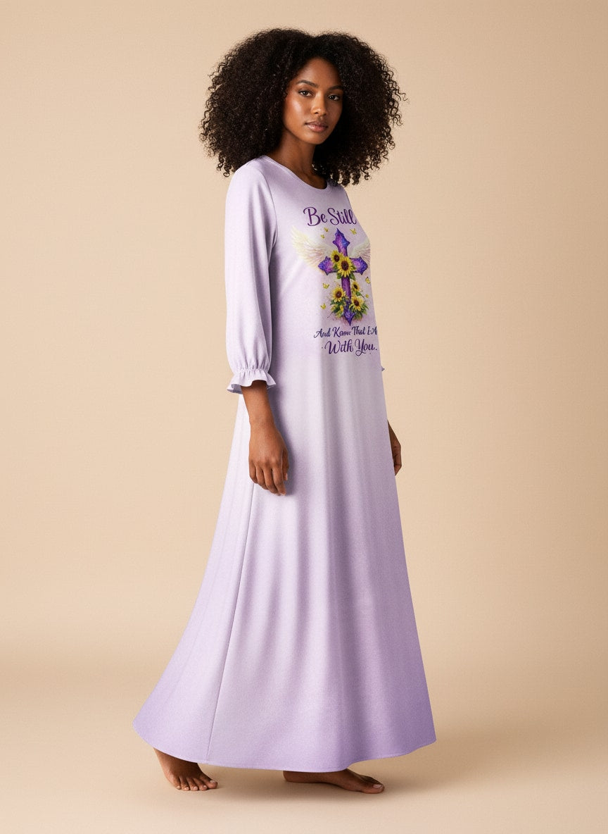 "Still" Long Sleeve Maxi Dress