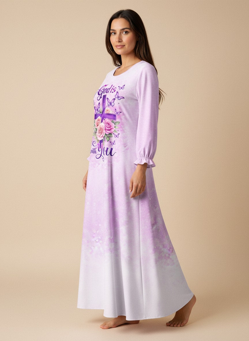 "Emmanuel" Long Sleeve Maxi Dress