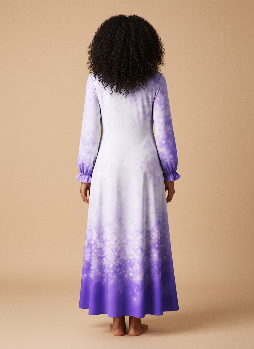 "Cleared" Long Sleeve Maxi Dress
