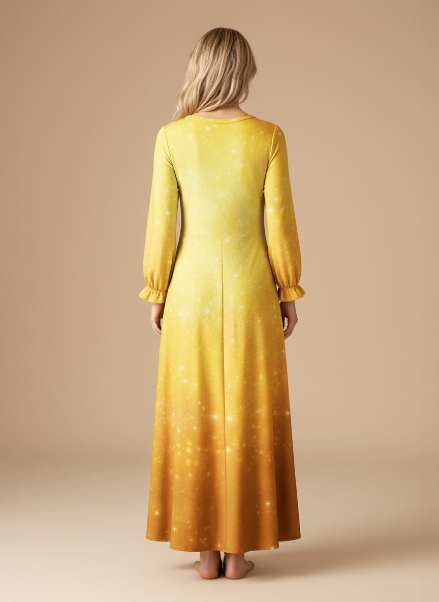 "Spared" Long Sleeve Maxi Dress