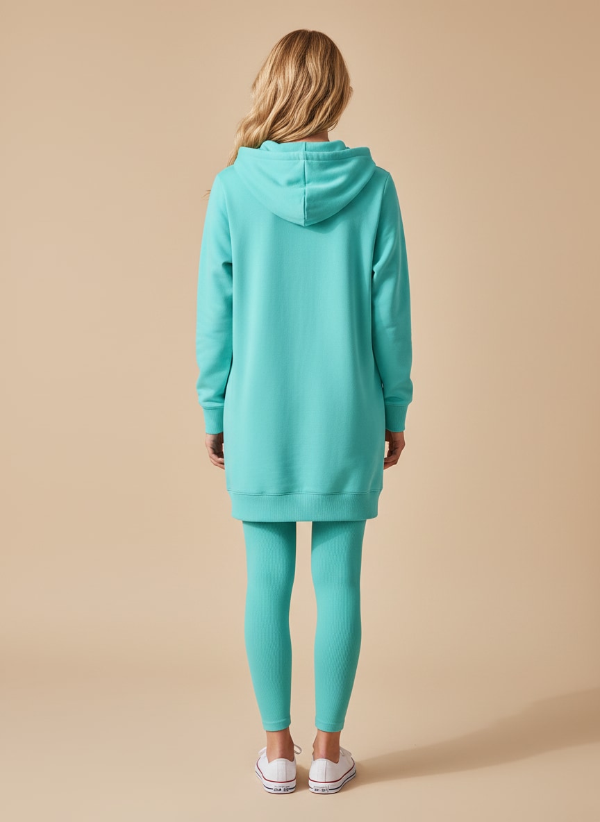 "Visited" Hoodie Dress
