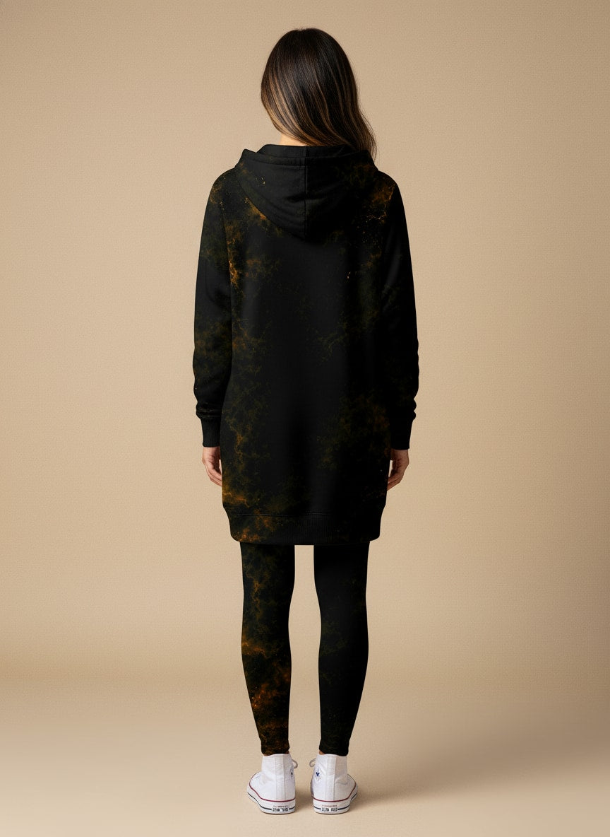 "Ablaze" Hoodie Dress